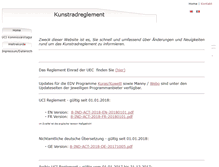 Tablet Screenshot of kunstradreglement.com